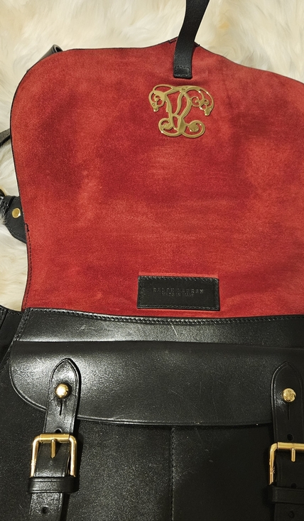 Ralph Lauren Black Leather Crossbody Bag - Picture 11 of 11